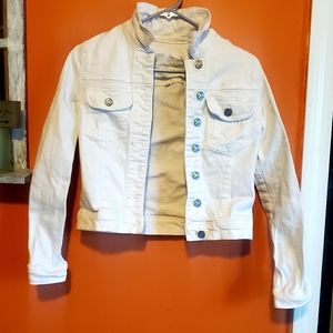 Xs Kut From The Cloth White Jean Jacket